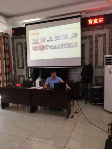 碧江区委统战部到大坳村开展党史学习教育宣讲