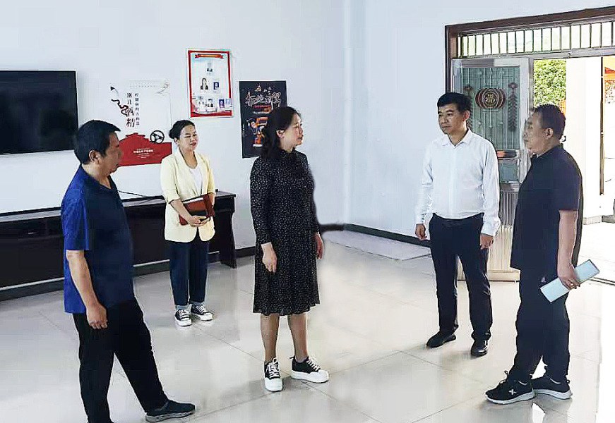 董道萍到沙子街道调研指导工作