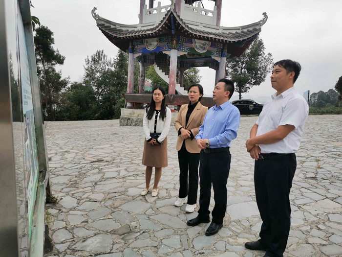 赵相林来阡指导统一战线工作