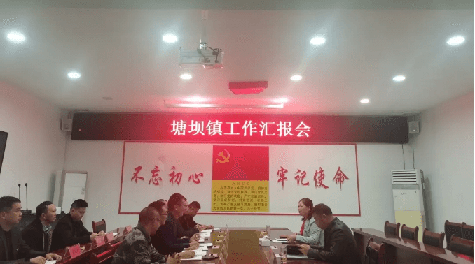 董道萍到塘坝镇调研指导当前重点工作