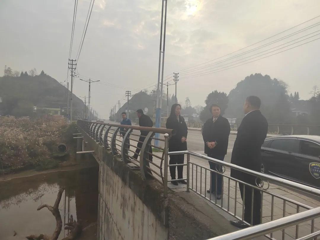 杨婧在正光街道调研指导脱贫攻坚后评估和环保大督察等工作