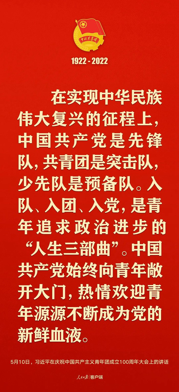 习近平：党和国家的希望寄托在青年身上！