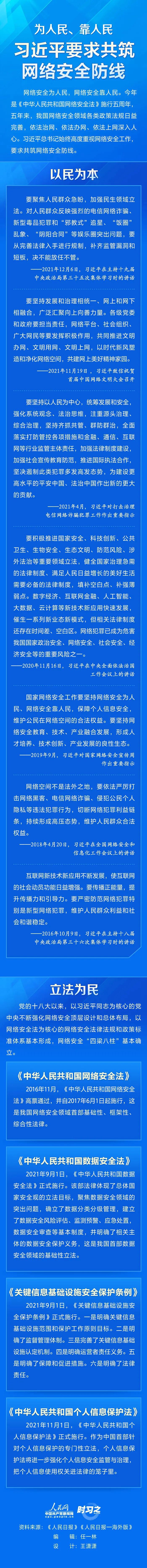 为人民、靠人民 习近平要求共筑网络安全防线